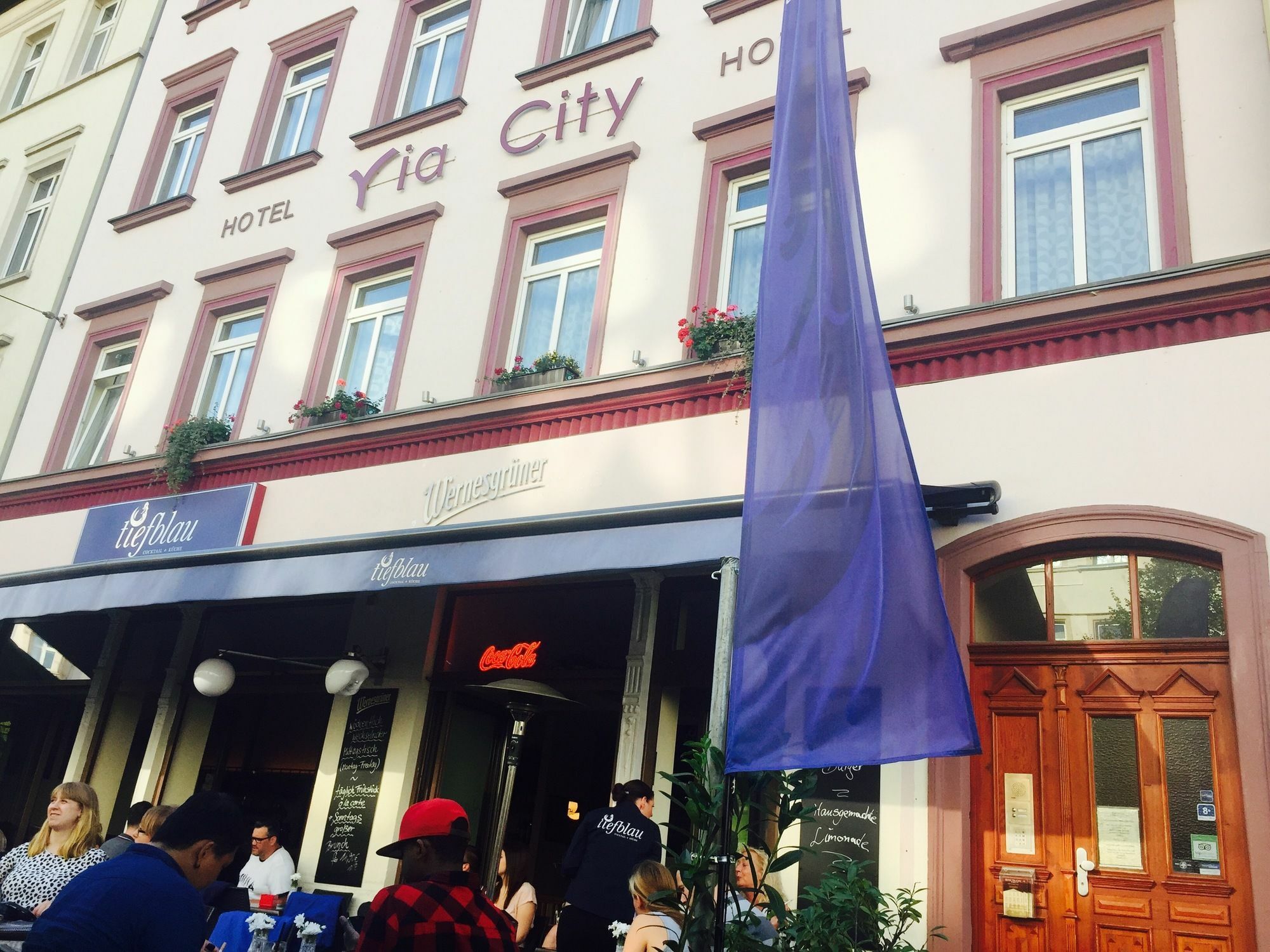 Hotel Via City Leipzig Mitte Exterior foto